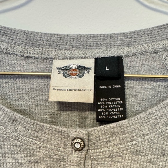 Long Sleeve Harley Shirt with Sequins and Buttons - Picture 5 of 5